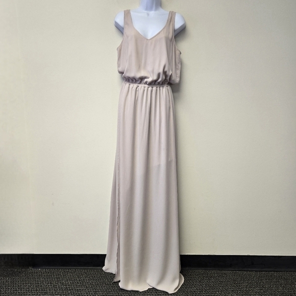 Show Me Your Mumu Kendall Maxi Dress Show Me the Ring Crisp L - Picture 4 of 12